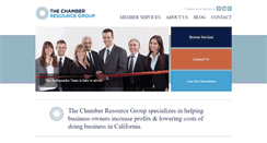 Desktop Screenshot of chamberresourcegroup.com