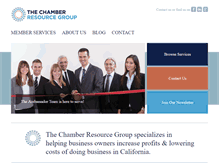 Tablet Screenshot of chamberresourcegroup.com